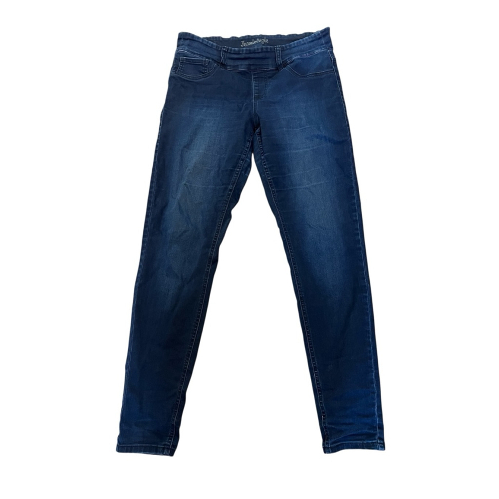 Women’s Jeggings 12 Straight Leg Stretch Pull On Denim Jean Mid Rise
